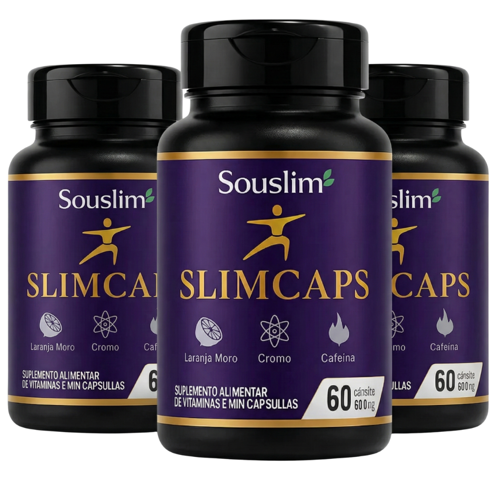 Kit 3 Potes SlimCaps